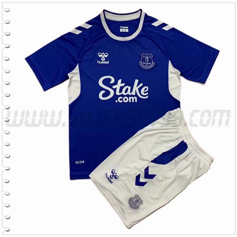 Nuevo Equipacion del FC Everton Ninos 2022 2023