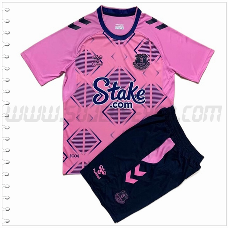 Nuevo Equipacion del FC Everton Ninos 2022 2023