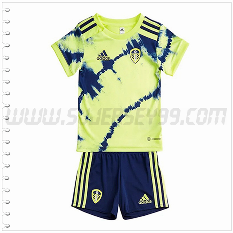 Nuevo Equipacion del Leeds United Ninos 2022 2023