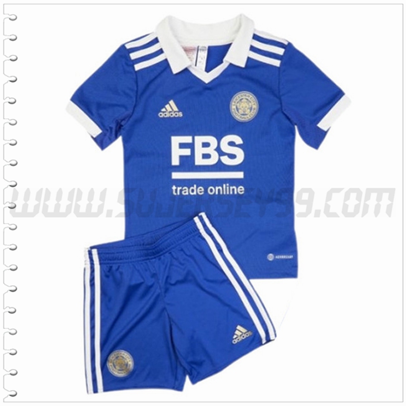 Nuevo Equipacion del Leicester City Ninos 2022 2023