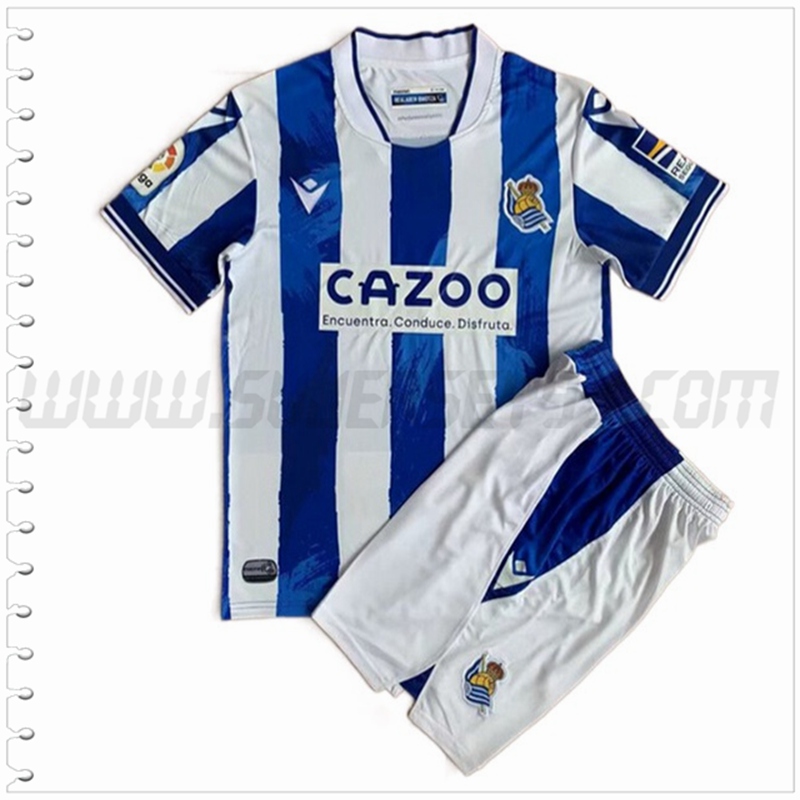 Nuevo Equipacion del Real Sociedad Ninos 2022 2023