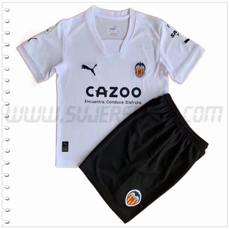 Nuevo Equipacion del Valencia CF Ninos 2022 2023