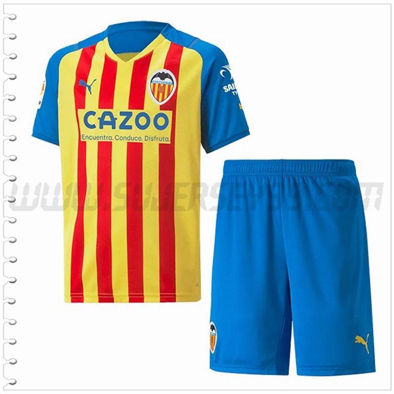 Nuevo Equipacion del Valencia CF Ninos 2022 2023