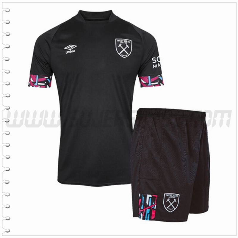 Nuevo Equipacion del West Ham Ninos 2022 2023