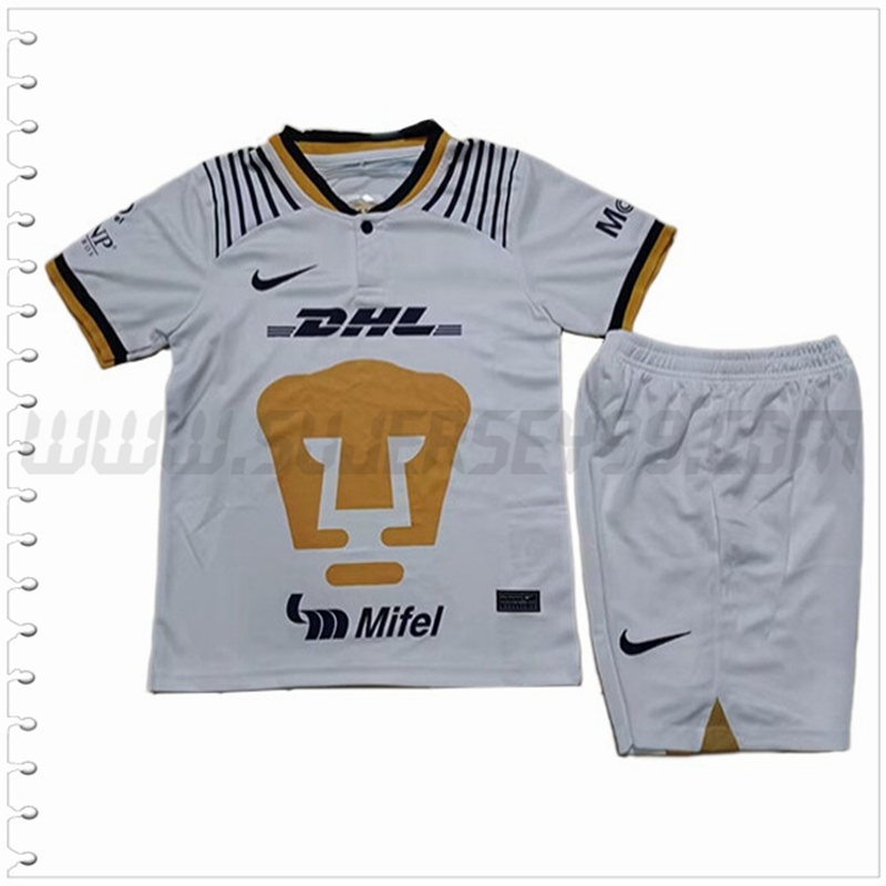 Nuevo Equipacion del Pumas UNAM Ninos 2022 2023