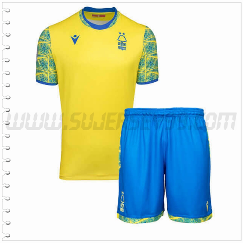 Nuevo Equipacion del Nottingham Forest Ninos 2022 2023