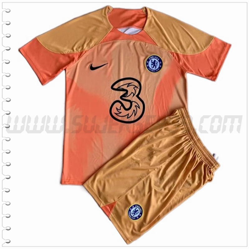 Nuevo Equipacion del Portero FC Chelsea Ninos 2022 2023