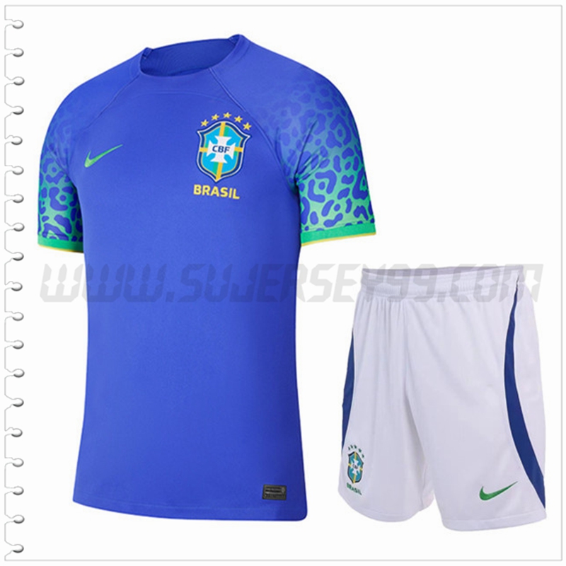 Nuevo Equipacion del Brasil Ninos 2022 2023