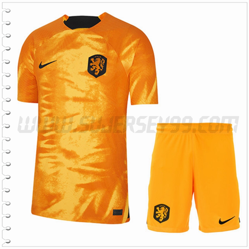 Nuevo Equipacion del Países Bajos Ninos 2022 2023