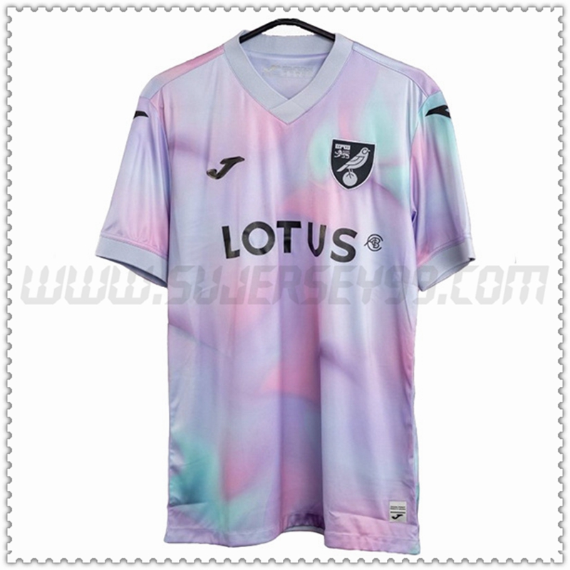 Tercera Nuevo Camiseta Norwich City Púrpura 2022 2023