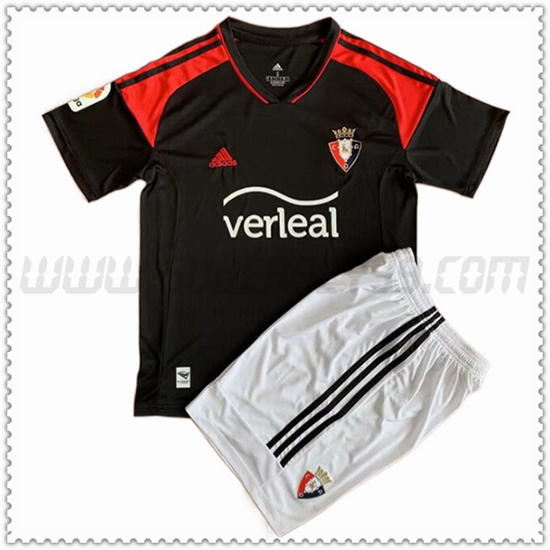 Segunda Nuevo Camiseta Atletico Osasuna Ninos Negro 2022 2023