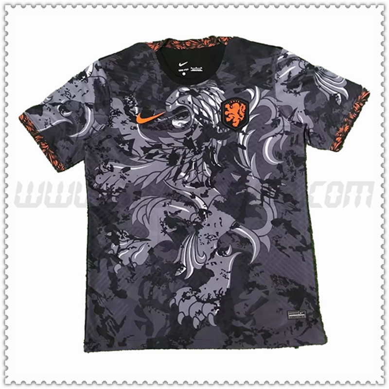 Camiseta Entrenamiento Países Bajos Gris Copa Mundial 2022