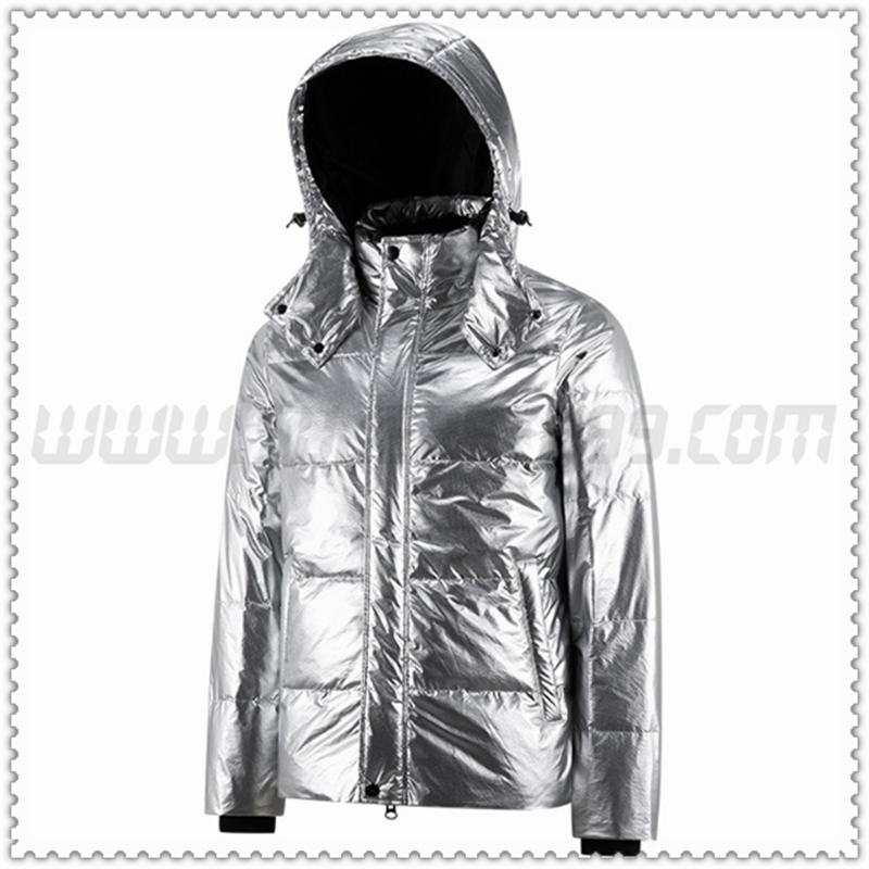 Nuevo Chaqueta de Plumón con Capucha Agachate Corre Moda Dinero 2022