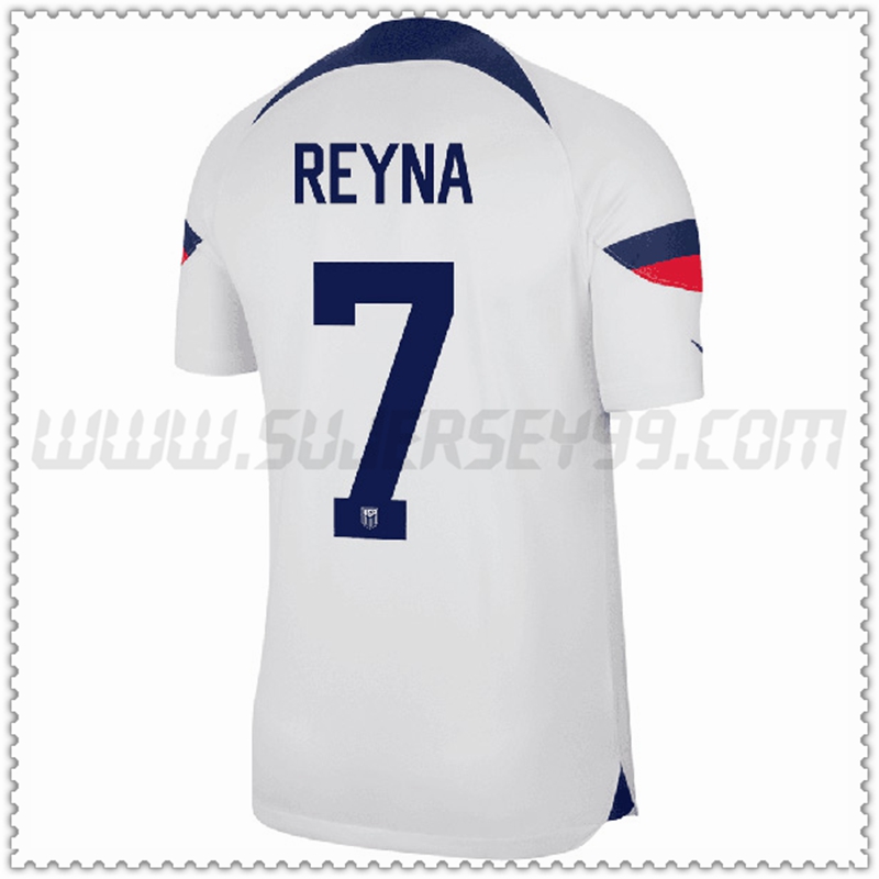 Primera Camiseta Equipo Estados Unidos REYNA #7 2022 2023