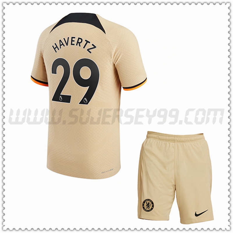 Equipacion del FC Chelsea HAVERTZ #29 Ninos 2022 2023