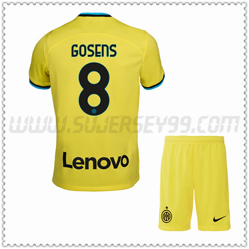 Equipacion del Inter Milan GOSENS #8 Ninos 2022 2023