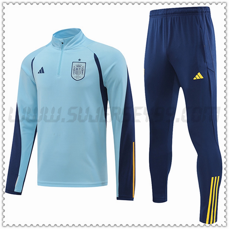 Chandal Futbol España Azul claro 2022 2023