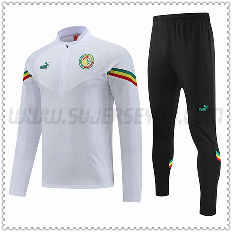 Chandal Futbol Senegal Blanco 2022 2023