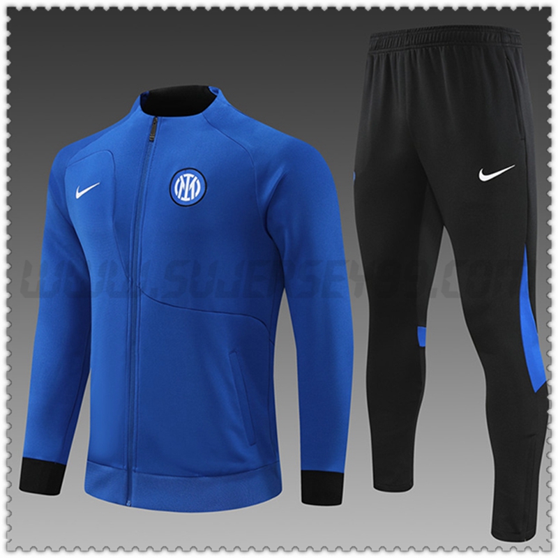 Chaqueta Chandal Futbol Inter Milan Ninos Azul 2022 2023