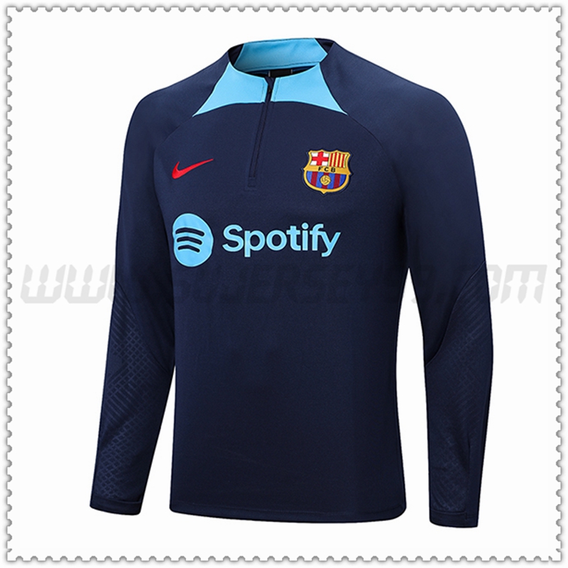 Sudadera Entrenamiento FC Barcelona Azul Marino 2022 2023