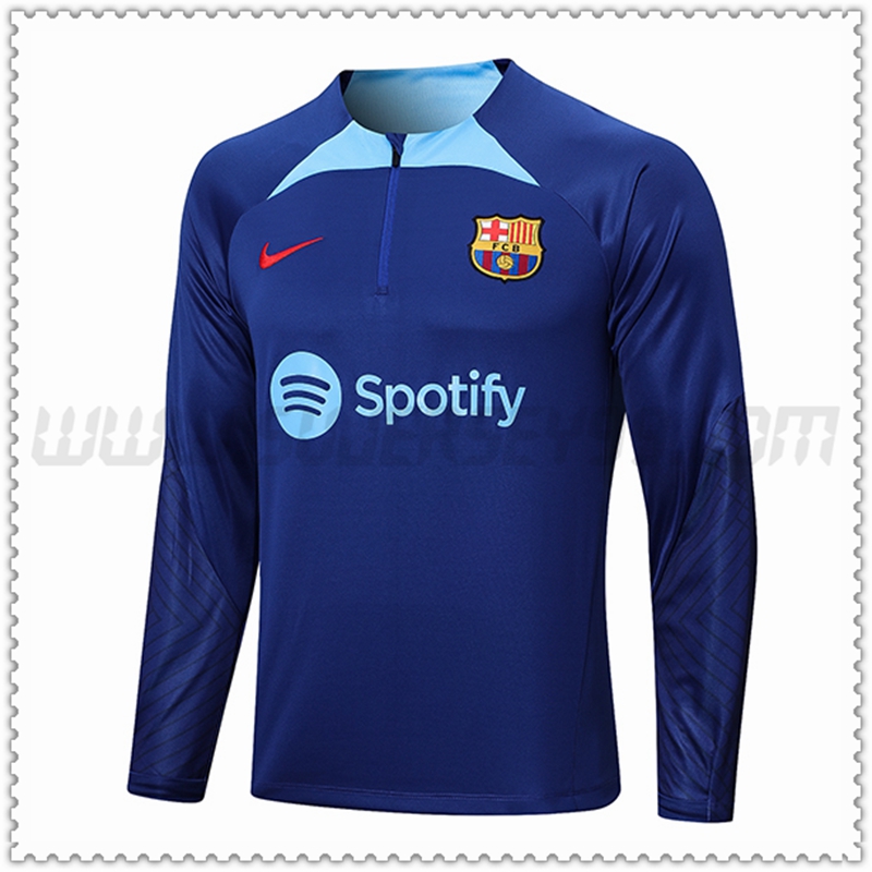 Sudadera Entrenamiento FC Barcelona Azul 2022 2023