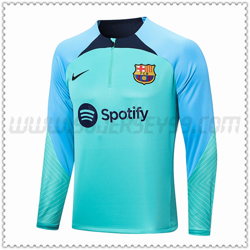 Sudadera Entrenamiento FC Barcelona Verde 2022 2023