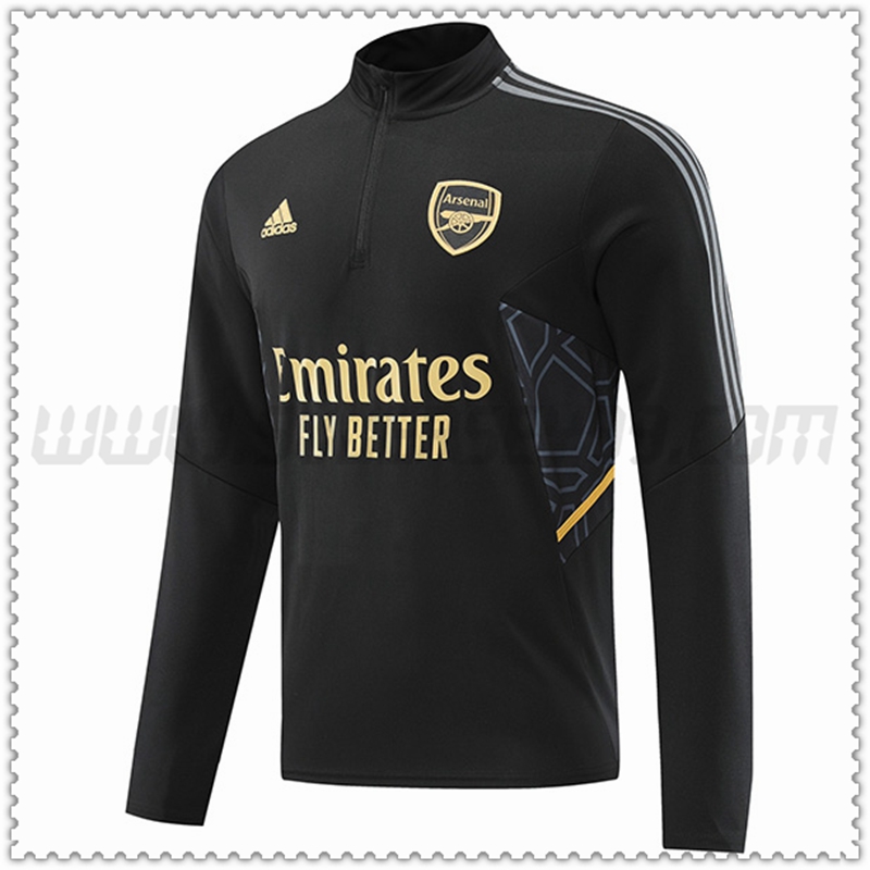 Sudadera Entrenamiento Arsenal Negro 2022 2023