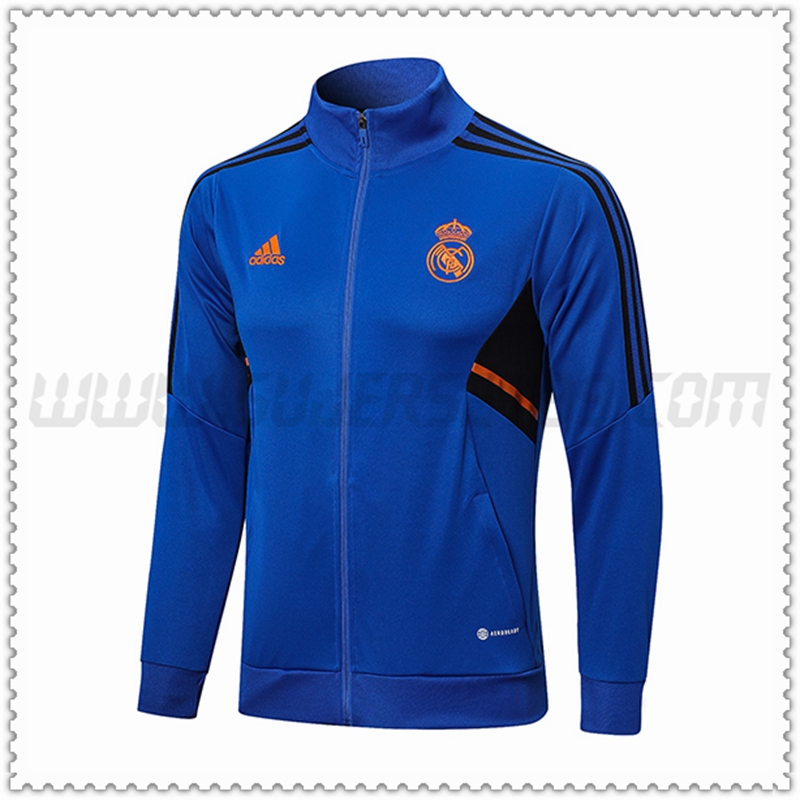 Chaqueta Futbol Real Madrid Azul 2022 2023