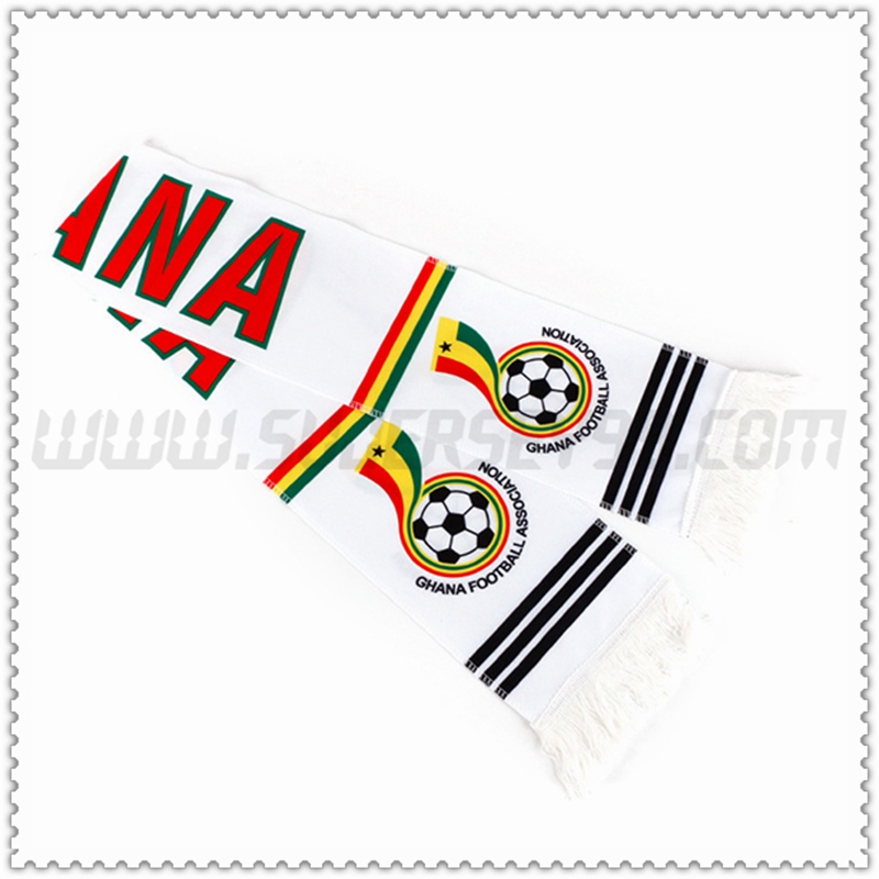 Nuevo Bufandas Ghana Blanco Copa Mundial 2022