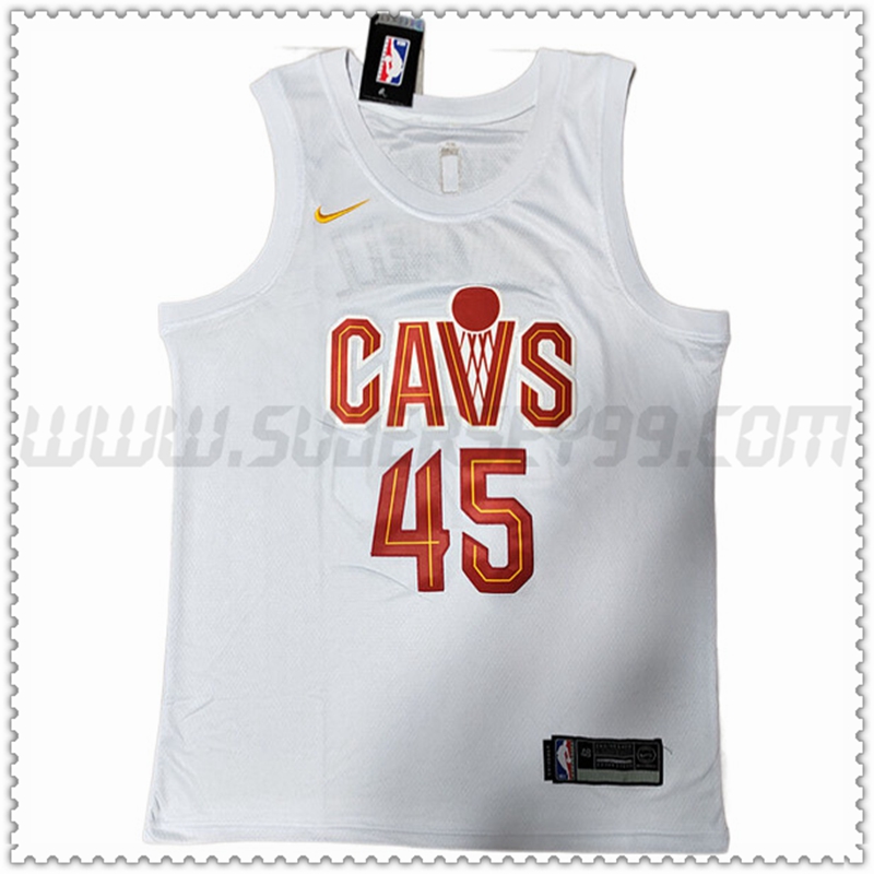 Camiseta Cleveland Cavaliers (MITCHELL #45) 202022 2023 Blanco