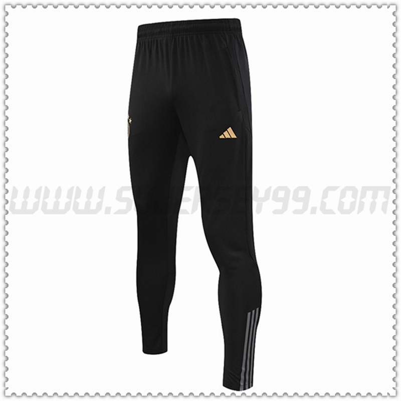 Pantalones Entrenamiento Alemania Negro 2022 2023 -02