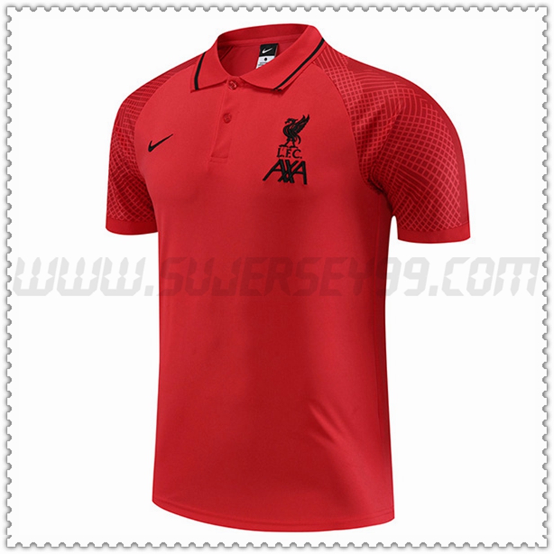 Polo Futbol FC Liverpool Rojo 2022 2023 -02