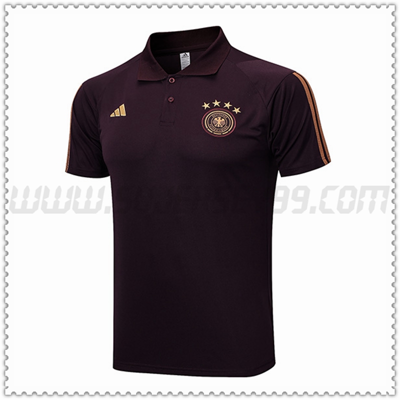 Polo Futbol Alemania Marrón 2022 2023