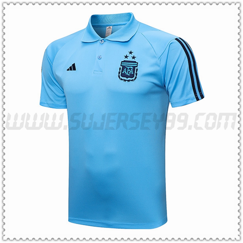 Polo Futbol Argentina Cielo azul 2022 2023
