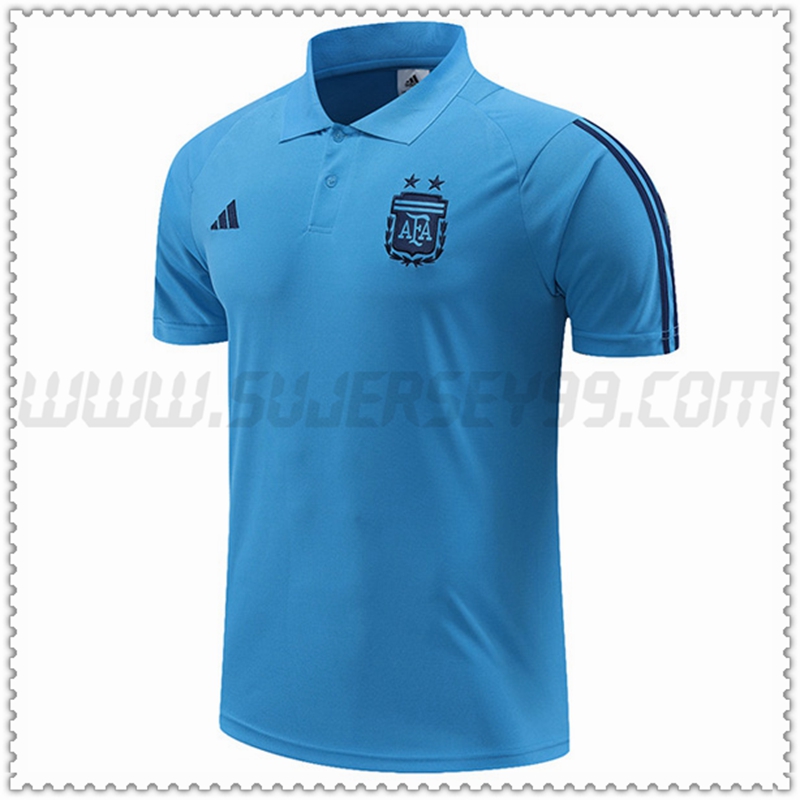 Polo Futbol Argentina Cielo azul 2022 2023