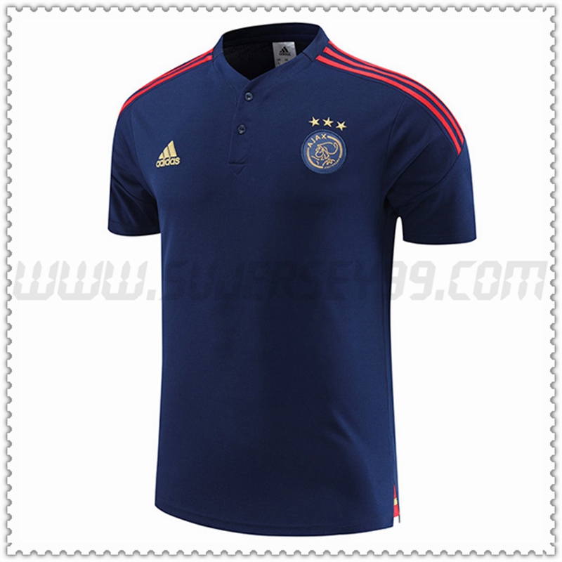 Polo Futbol AFC Ajax Azul marino 2022 2023