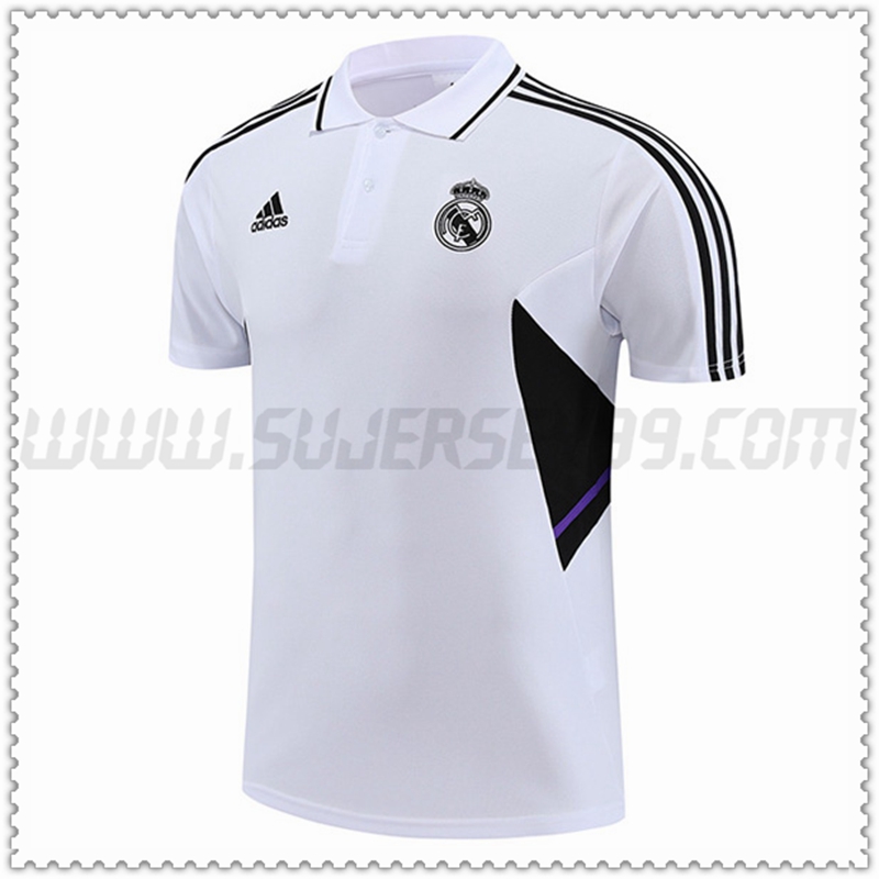 Polo Futbol Real Madrid Blanco 2022 2023