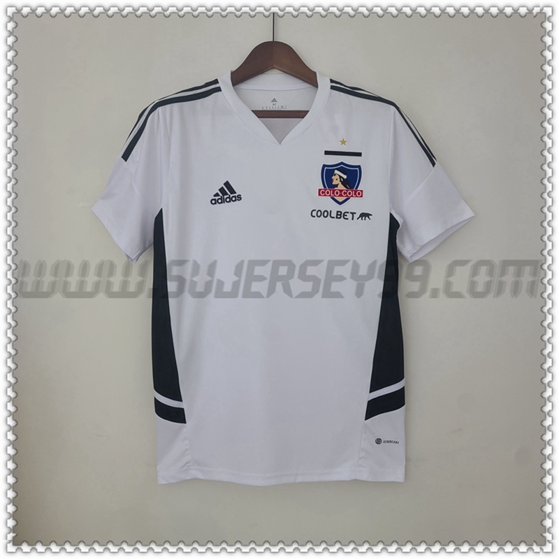 Camiseta Entrenamiento Colo Colo Blanco 2022 2023