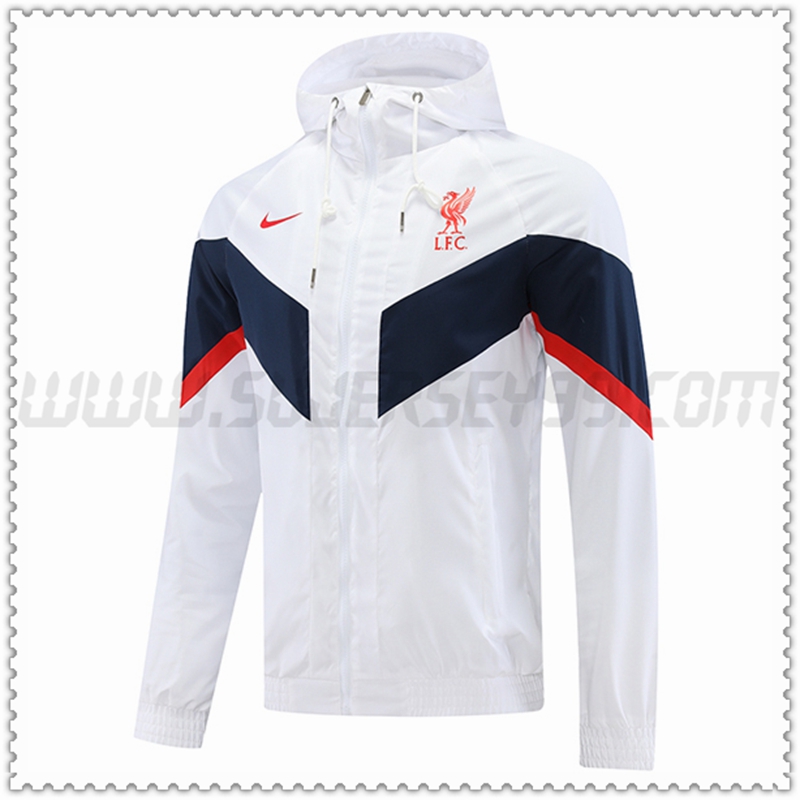 Rompevientos FC Liverpool Blanco 2022 2023