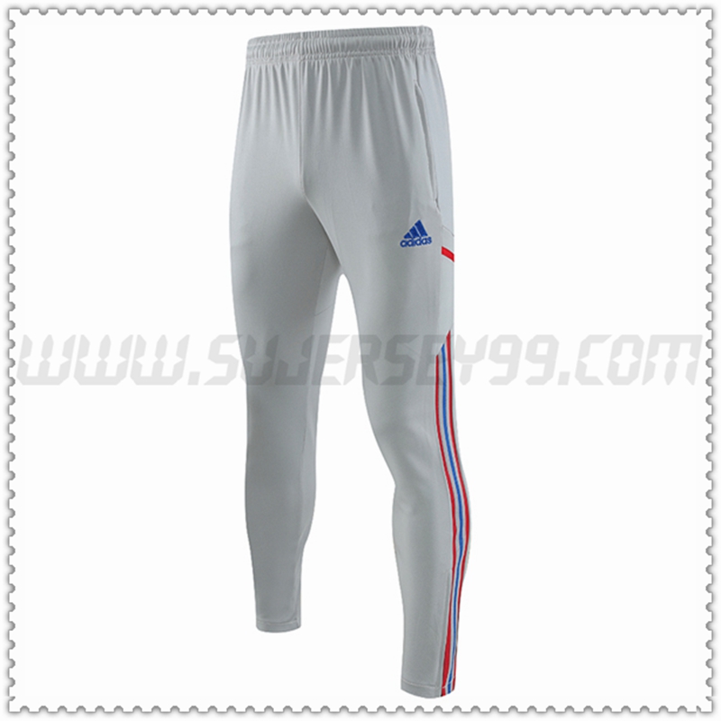 Pantalones Entrenamiento Lyon Gris 2022 2023 -03