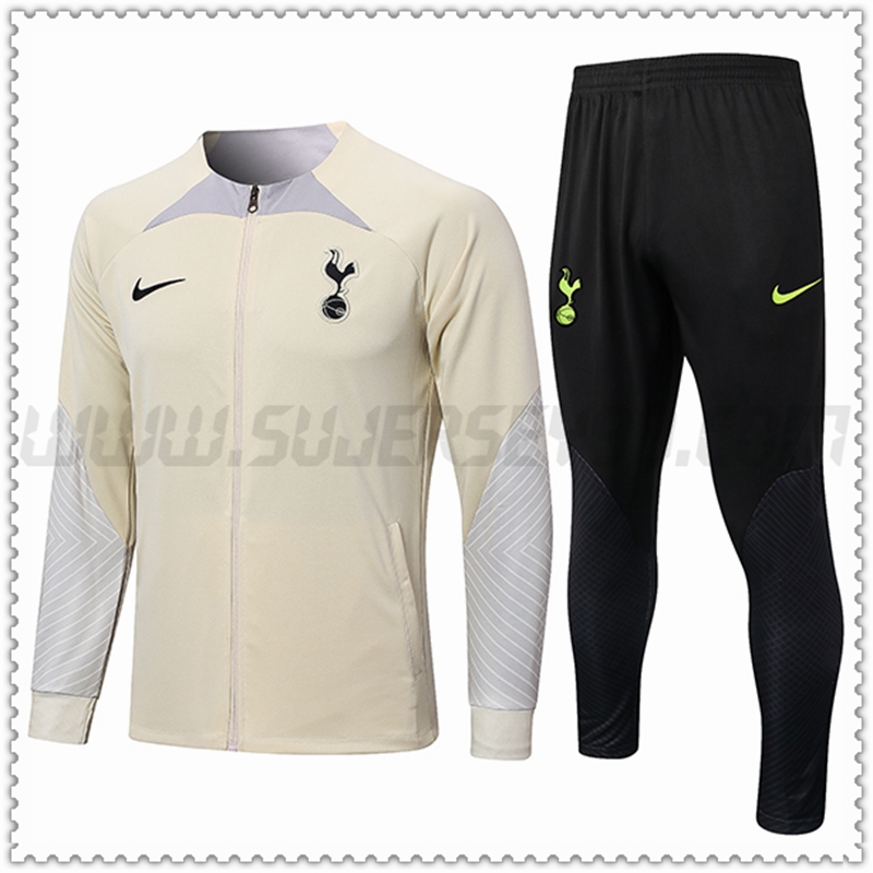 Chaqueta Chandal Futbol Tottenham Hotspurs AMARILLO 2022 2023