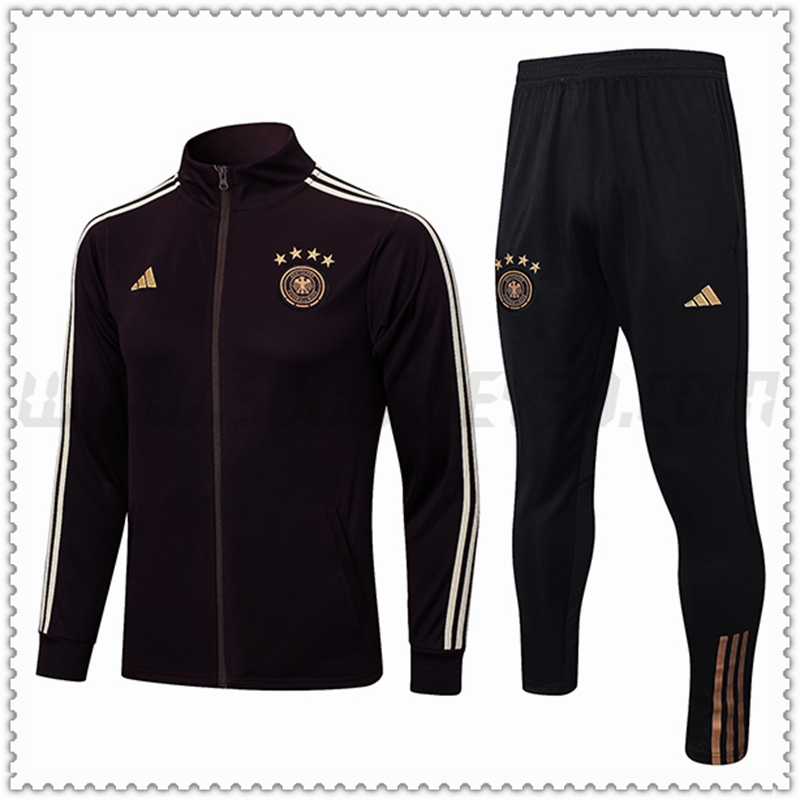 Chaqueta Chandal Futbol Alemania Marrón 2022 2023