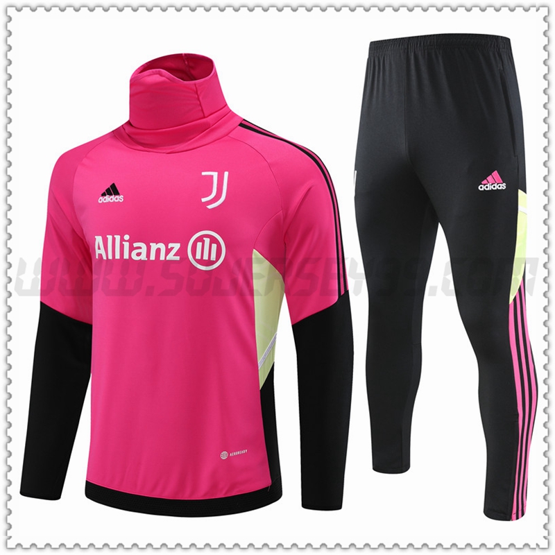 Chandal Futbol Juventus Cuello Alto Rosa 2022 2023