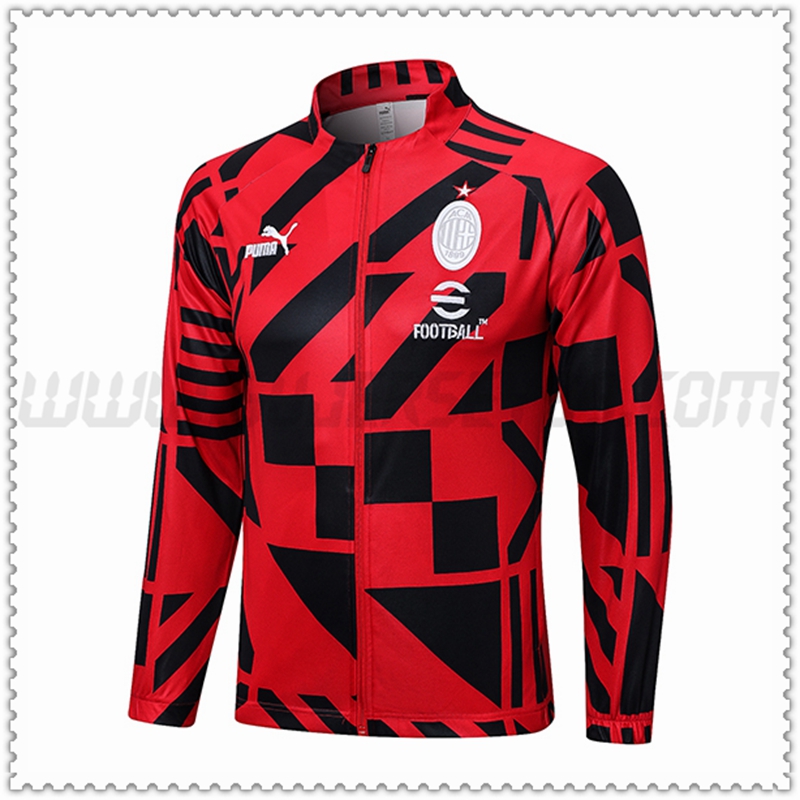 Chaqueta Futbol AC Milan Rojo 2022 2023