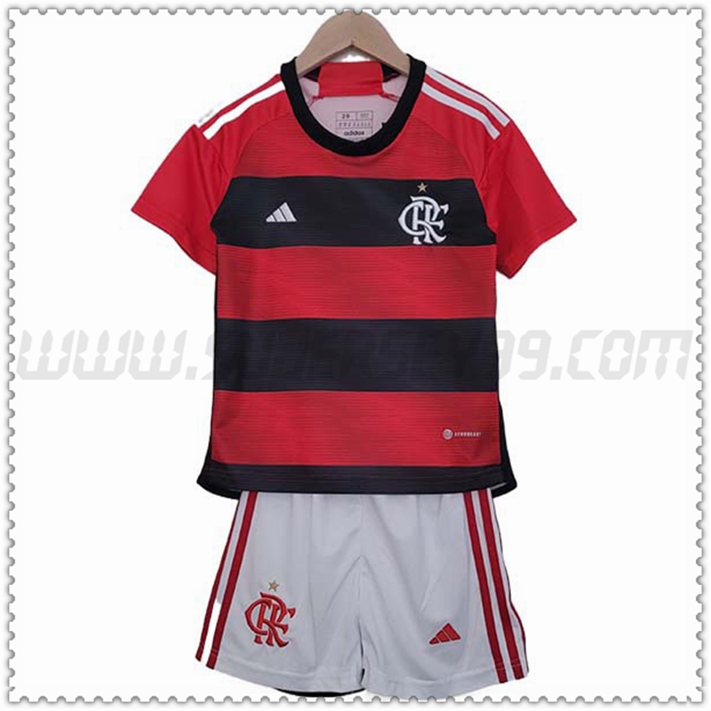 Primera Equipacion del Flamengo Ninos 2023 2024