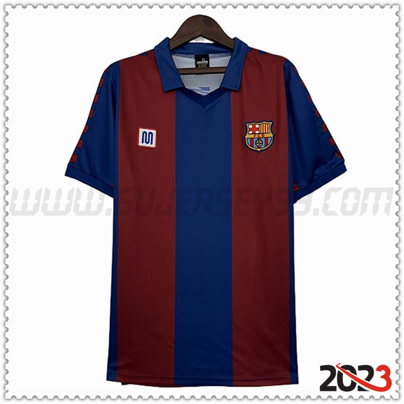 Primera Camiseta Futbol FC Barcelona Retro 1980/1982
