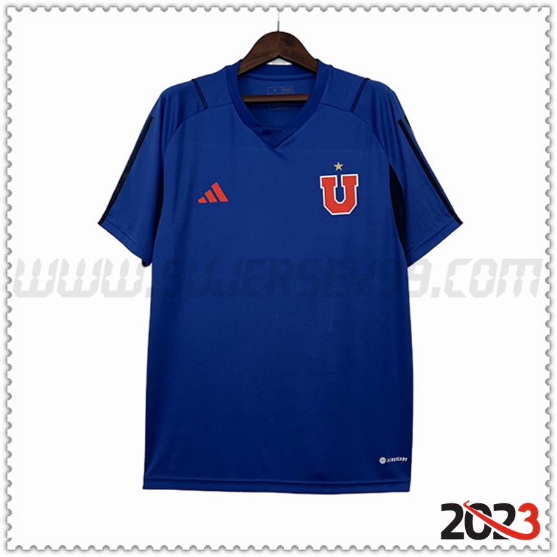 Camiseta Entrenamiento Universidad de Chile Azul 2023 2024