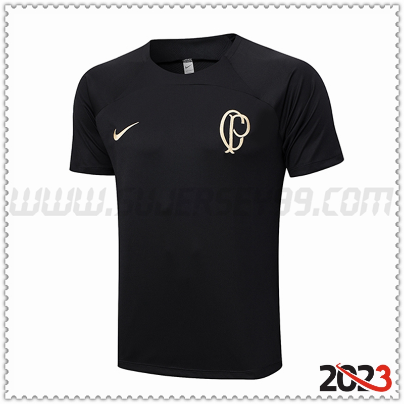 Camiseta Entrenamiento Corinthians Negro 2023 2024