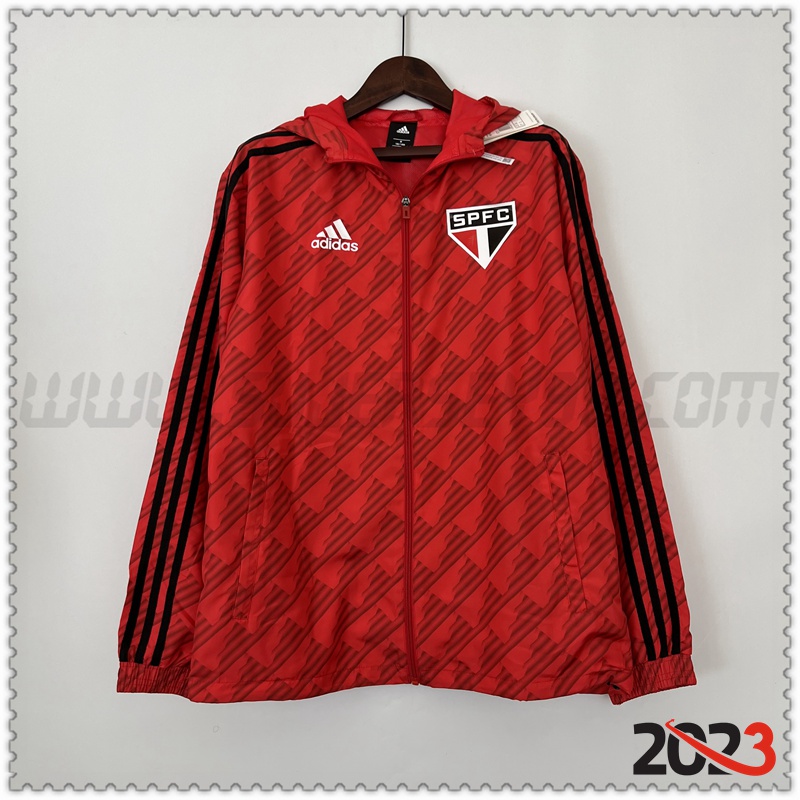 Rompevientos Sao Paulo FC Rojo 2023 2024