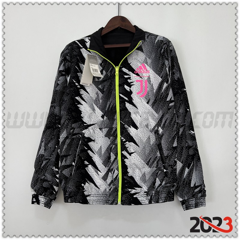 Rompevientos Juventus Negro/Blanco 2023 2024